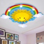 Rainbow Ceiling Lamp for Kids' Rooms