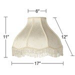 Cream Large Scallop Dome Lamp Shade Replacement