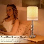 Tall White Textured Linen Drum Lamp Shades - Set of 2