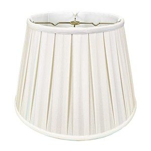 Empire English Pleat Lamp Shade in White