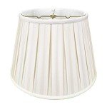 Empire English Pleat Lamp Shade in White