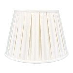 Empire English Pleat Lamp Shade in White