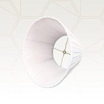 Empire English Pleat Lamp Shade in White