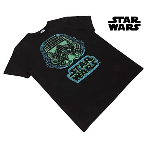 Kids Star Wars Wireframe Stormtrooper Helmet T-Shirt, 4-13 Years