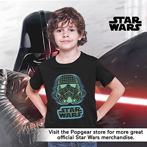 Kids Star Wars Wireframe Stormtrooper Helmet T-Shirt, 4-13 Years