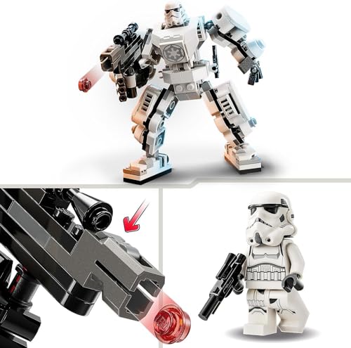 Star Wars Obi-Wan Starfighter & Stormtrooper Mech Set