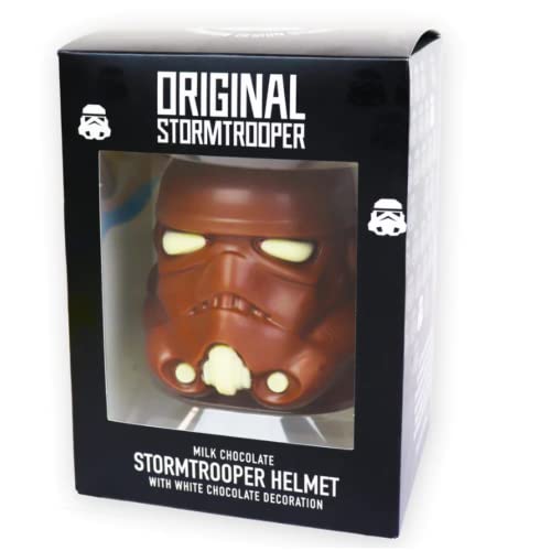 Stormtrooper Helmet Chocolate with White Decoration Gothic Gift