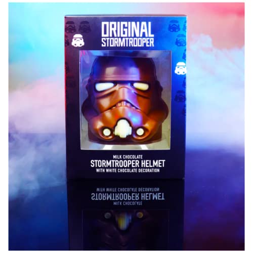 Stormtrooper Helmet Chocolate with White Decoration Gothic Gift