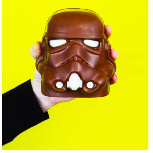 Stormtrooper Helmet Chocolate with White Decoration Gothic Gift