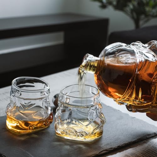 Original Stormtrooper Decanter Set with 2 Whiskey Glasses