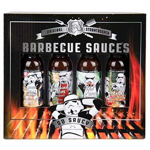 Set of 4 Original Stormtrooper Gothic BBQ Sauces