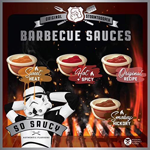 Set of 4 Original Stormtrooper Gothic BBQ Sauces