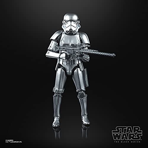 Gothic Star Wars Metallic Stormtrooper Carbon Statue