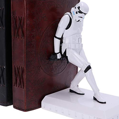 Stormtrooper Bookend Figurines Set, Officially Licensed, White Resin