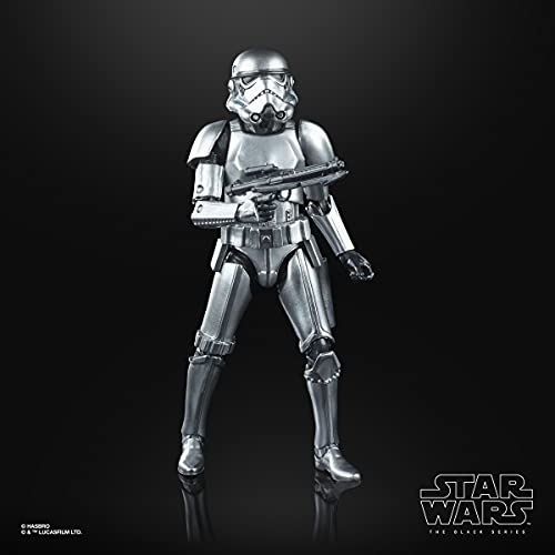 Gothic Star Wars Metallic Stormtrooper Carbon Statue