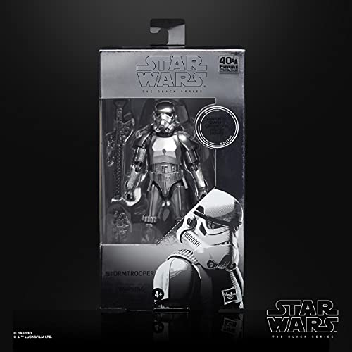 Gothic Star Wars Metallic Stormtrooper Carbon Statue