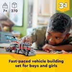 Gothic LEGO 3in1 Flatbed Truck & Helicopter Set