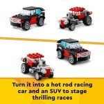 Gothic LEGO 3in1 Flatbed Truck & Helicopter Set