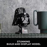 Dark Vader Lego Helmet Building Kit for Fans