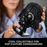 Dark Vader Lego Helmet Building Kit for Fans