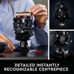 Dark Vader Lego Helmet Building Kit for Fans