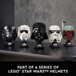 Dark Vader Lego Helmet Building Kit for Fans