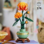 Gothic LEGO Chrysanthemum Flower Building Set