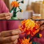 Gothic LEGO Chrysanthemum Flower Building Set