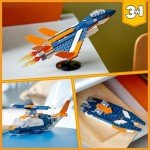 Gothic LEGO 3in1 Jet, Helicopter & Speedboat Set
