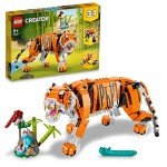 Majestic Tiger 3-in-1 Lego Set for Kids