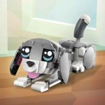 Gothic LEGO Creator 3-in-1 Grey Cat Set