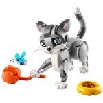 Gothic LEGO Creator 3-in-1 Grey Cat Set