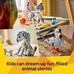 Gothic LEGO Creator 3-in-1 Grey Cat Set