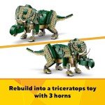 Gothic Dinosaur LEGO Set: T. rex, Triceratops, Pterodactyl