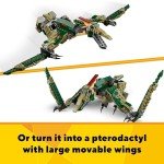 Gothic Dinosaur LEGO Set: T. rex, Triceratops, Pterodactyl