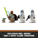 Mandalorian BARC Speeder LEGO Set with Grogu
