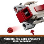 Mandalorian BARC Speeder LEGO Set with Grogu