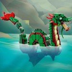 Gothic Dragon, Sea Serpent, and Phoenix LEGO Set