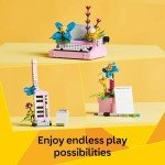 Gothic LEGO 3in1 Typewriter & Flowerpot Set