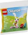 Gothic Bunny LEGO Set with Colourful Eggs