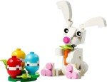 Gothic Bunny LEGO Set with Colourful Eggs