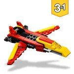 Gothic LEGO 3in1 Robot, Dragon, Jet Set