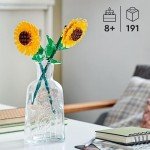 Gothic Sunflower LEGO Set - Floral Decor Gift