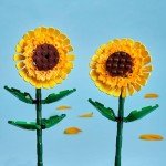 Gothic Sunflower LEGO Set - Floral Decor Gift
