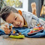 Gothic Fire Rescue Boat LEGO Set with Minifigures