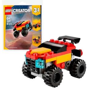 Gothic Monster Truck LEGO Building Set 55 Pieces