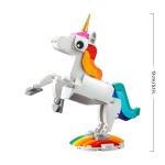3in1 Magical Unicorn LEGO Set for Kids