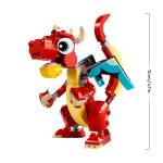 LEGO Creator 31145 3-in-1 Dragon, Fish, Phoenix Set