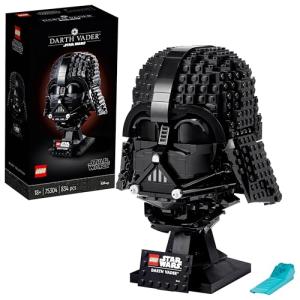 Dark Vader Lego Helmet Building Kit for Fans