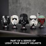 Dark Vader Lego Helmet Building Kit for Fans